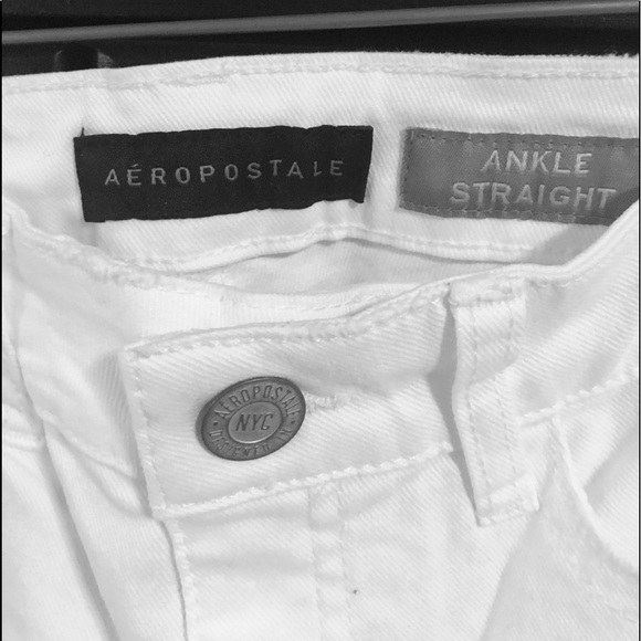 White Aeropostale ankle jeans - Picture 2 of 8